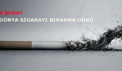 9 Şubat Dünya Sigarayı Bırakma Günü 