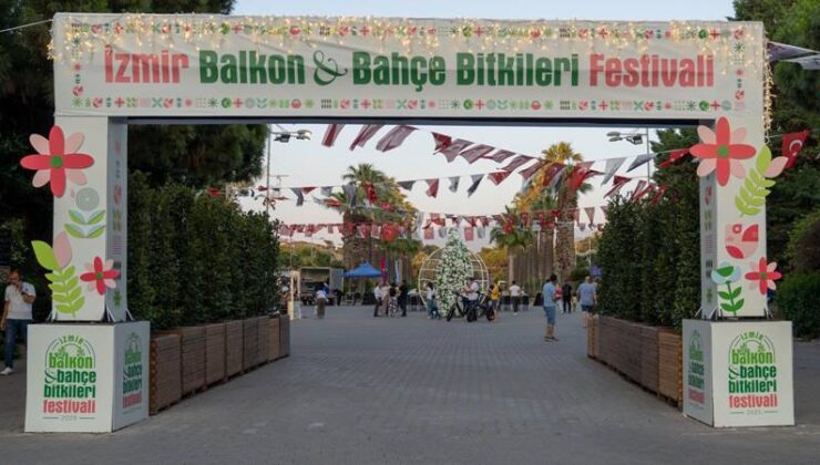 İzmir’de Balkon Bahçeciliği Festivali başladı