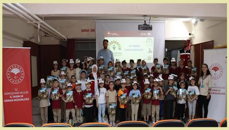 Gümüşhane’de miniklere iyi tarım eğitimi