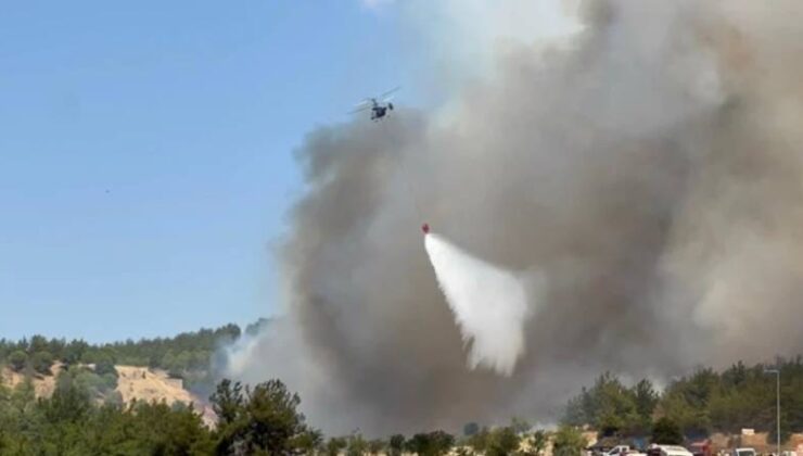 Çanakkale’de orman yangını: Gökyüzü karardı, boğaz ve havalimanı kapatıldı