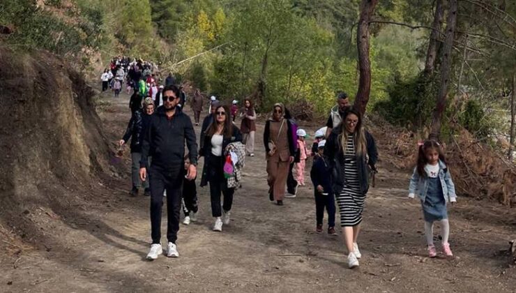 Dağılcak’ta çocuklardan doğa yolculuğu