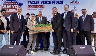İBB’den çiftçilere yazlık fide desteği