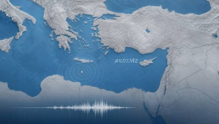 Akdeniz’de 4,3 büyüklüğünde deprem oldu