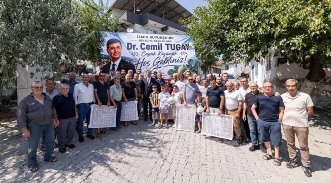 İzmir Anakent Belediyesi’nden üreticiye kerevet desteği